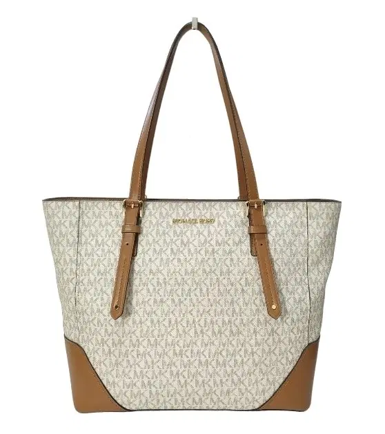 Michael Kors Aria Medium Tote Bag with Contrast Straps