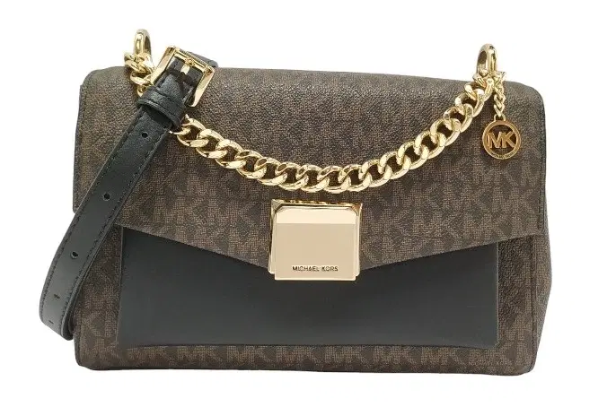 Michael Kors Lita Medium Two-Tone Logo Crossbody Bag-Hover-Image