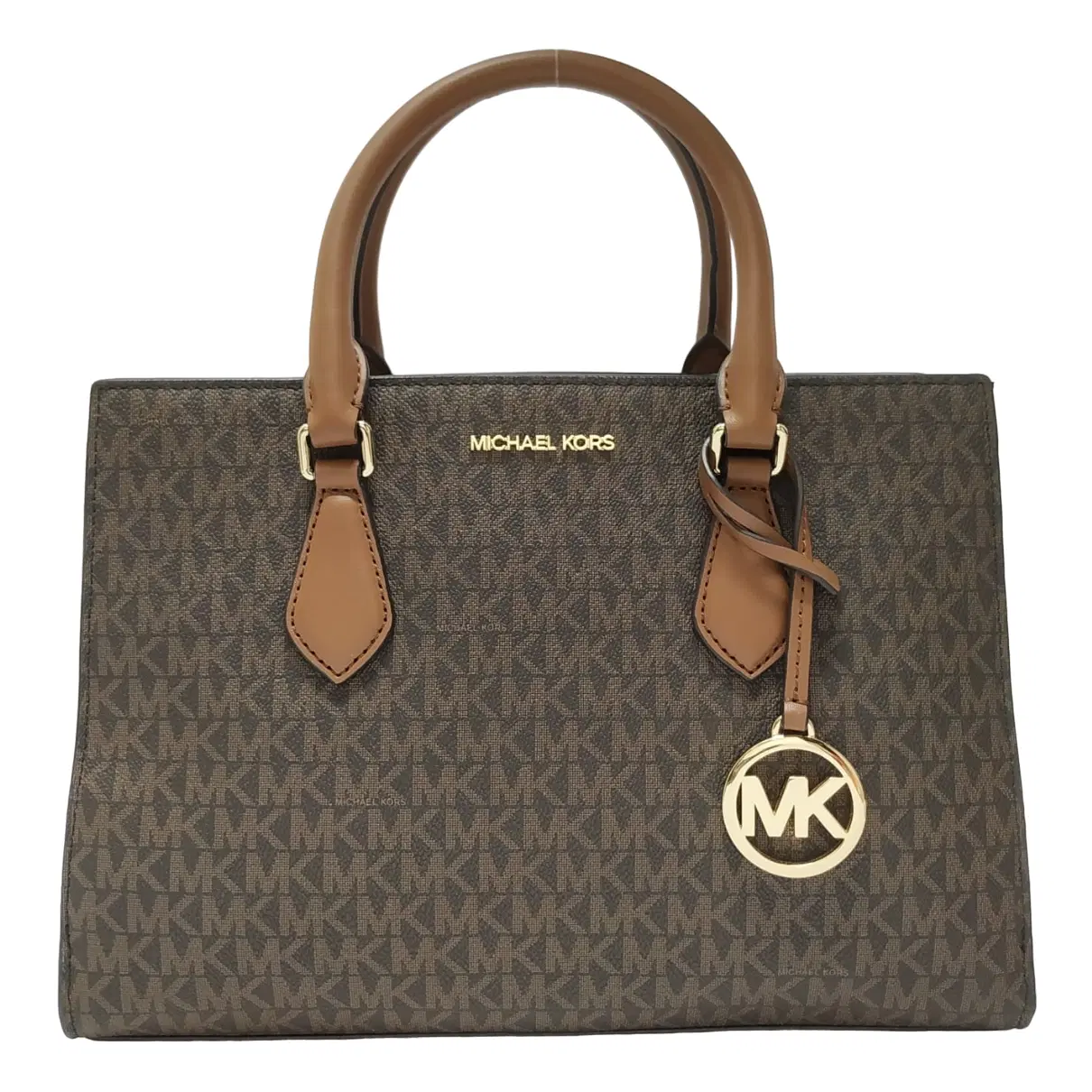 Michael Kors Sheila Medium Faux Saffiano Leather Satchel
