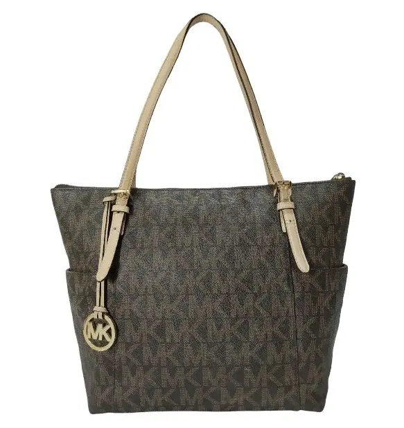 Michael Kors Jet Set Signature Brown Tote