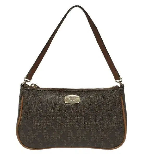 Michael Kors Monogram Brown Handbag-Hover-Image