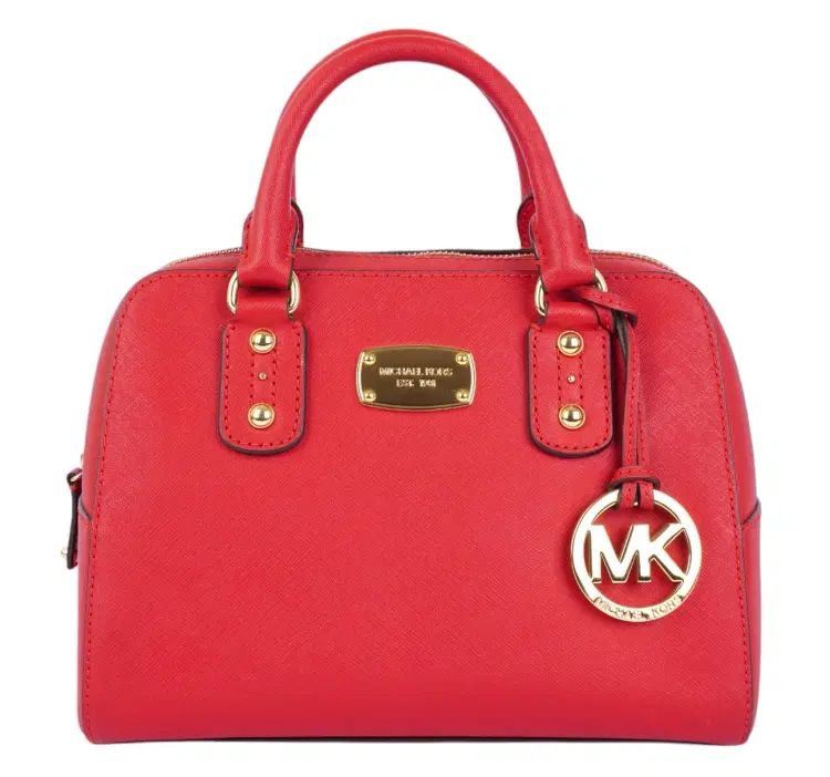 Michael Kors 2-way Shoulder Red Saffiano Leather Handbag-Hover-Image
