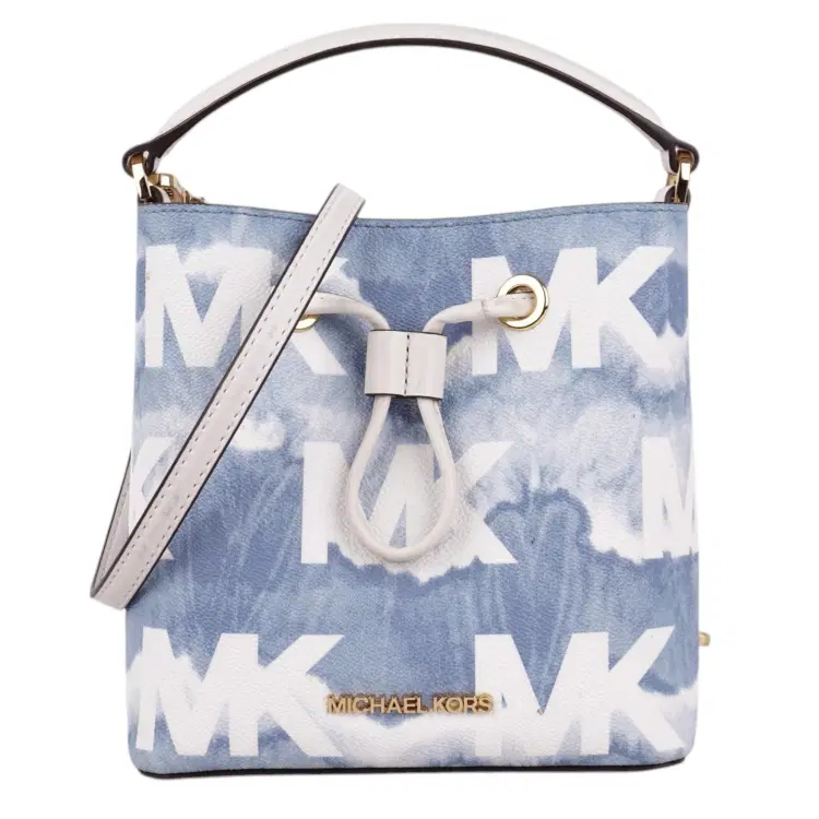 Michael Kors Suri Medium Graphic MK Signature Bucket Crossbody bag-Hover-Image