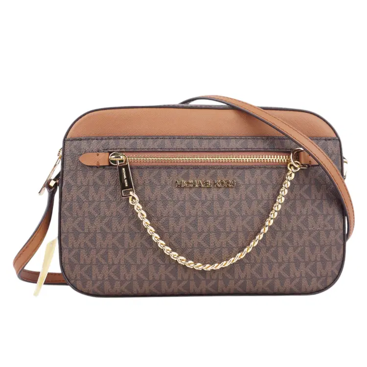 Michael Kors Jet Set Chain Large Logo Crossbody Bag-Hover-Image