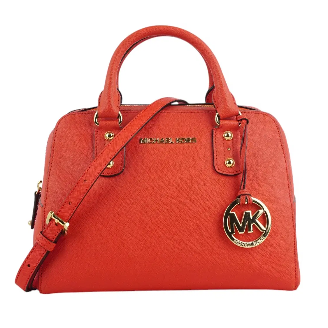 Michael Kors Red Leather Handbag