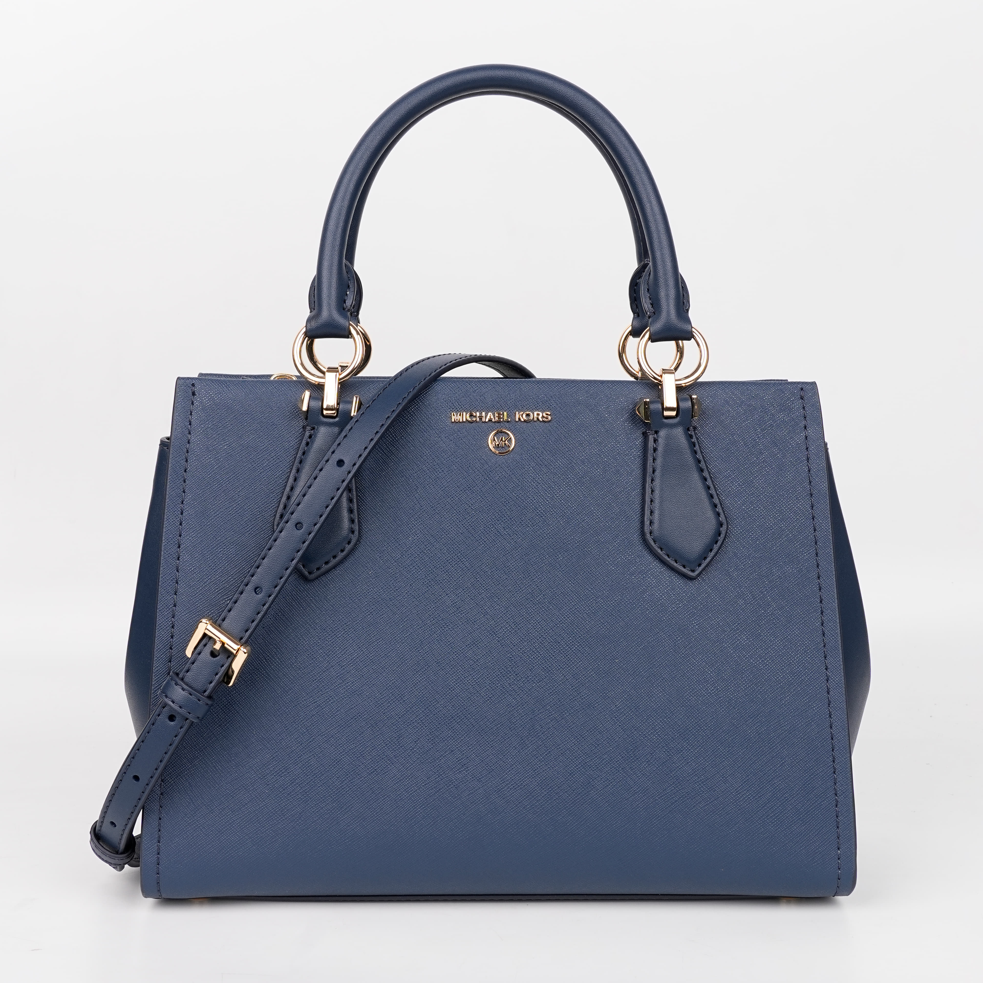 Michael Kors Marilyn Medium Saffiano Leather Satchel