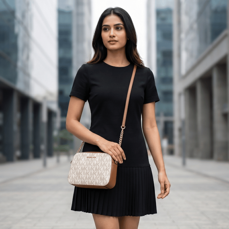 Michael Kors Houston Large Zip Crossbody Bag-Hover-Image