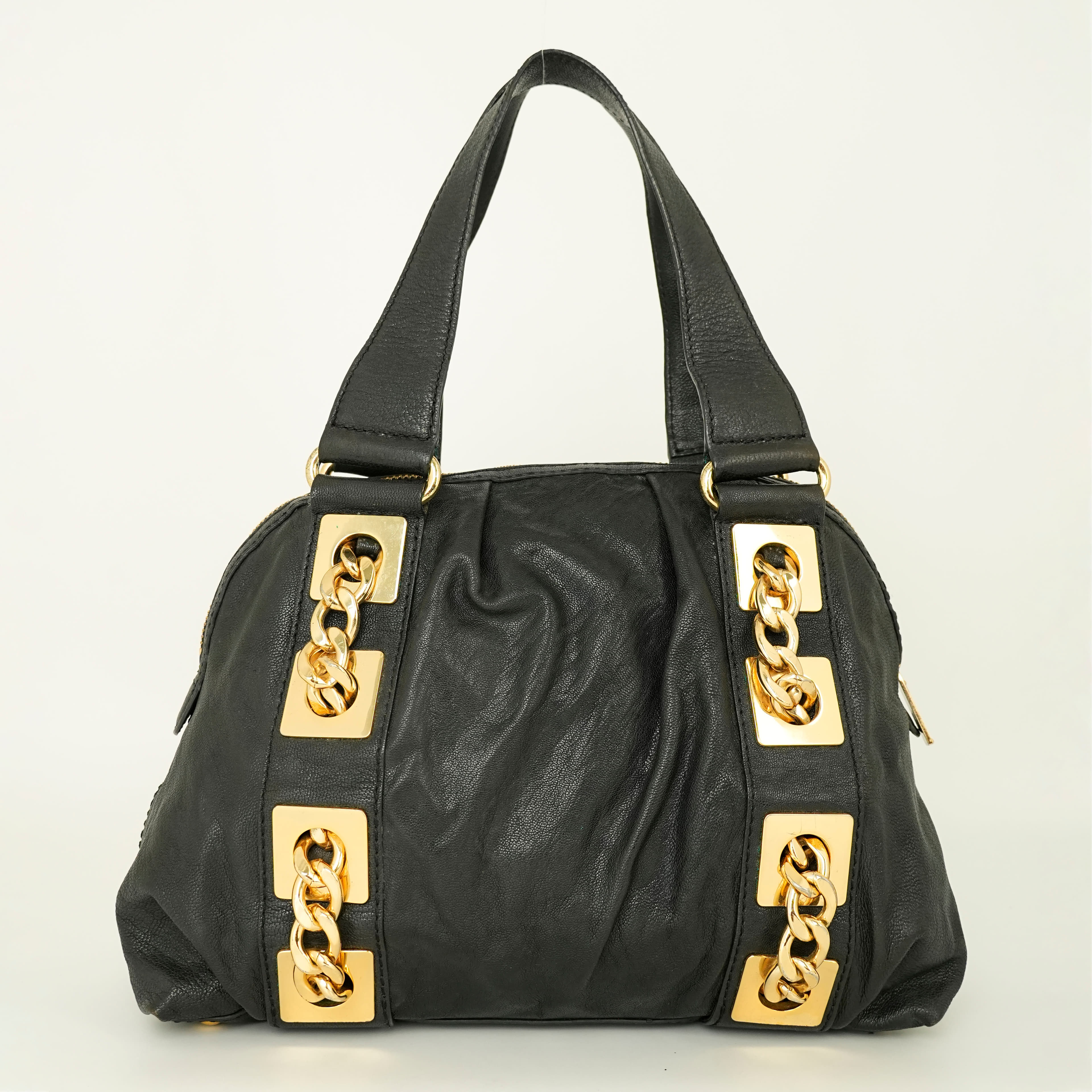 Michael Kors Black Leather Hobo Bag
