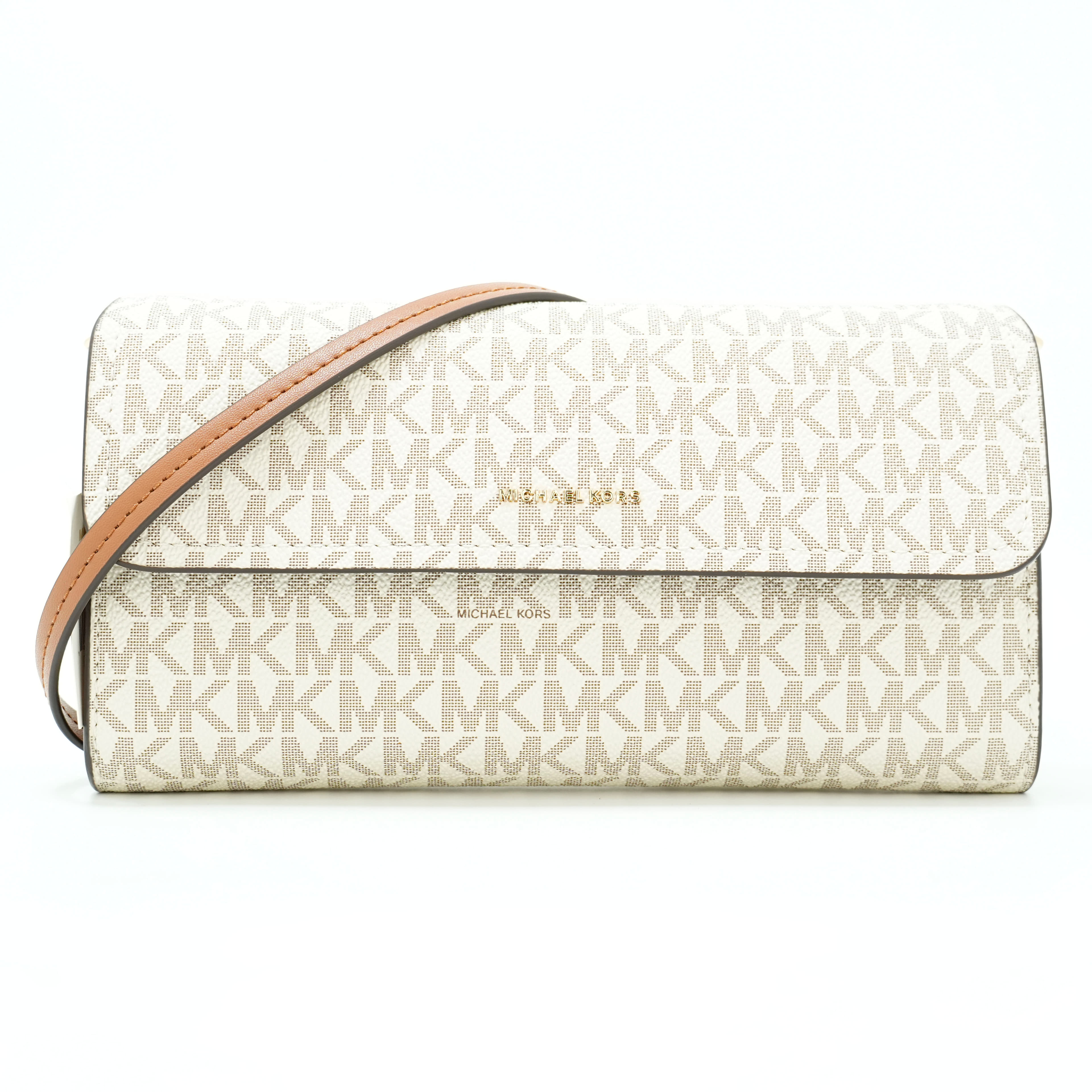 Michael Kors Jet Set Small Signature Logo Smartphone Crossbody Bag