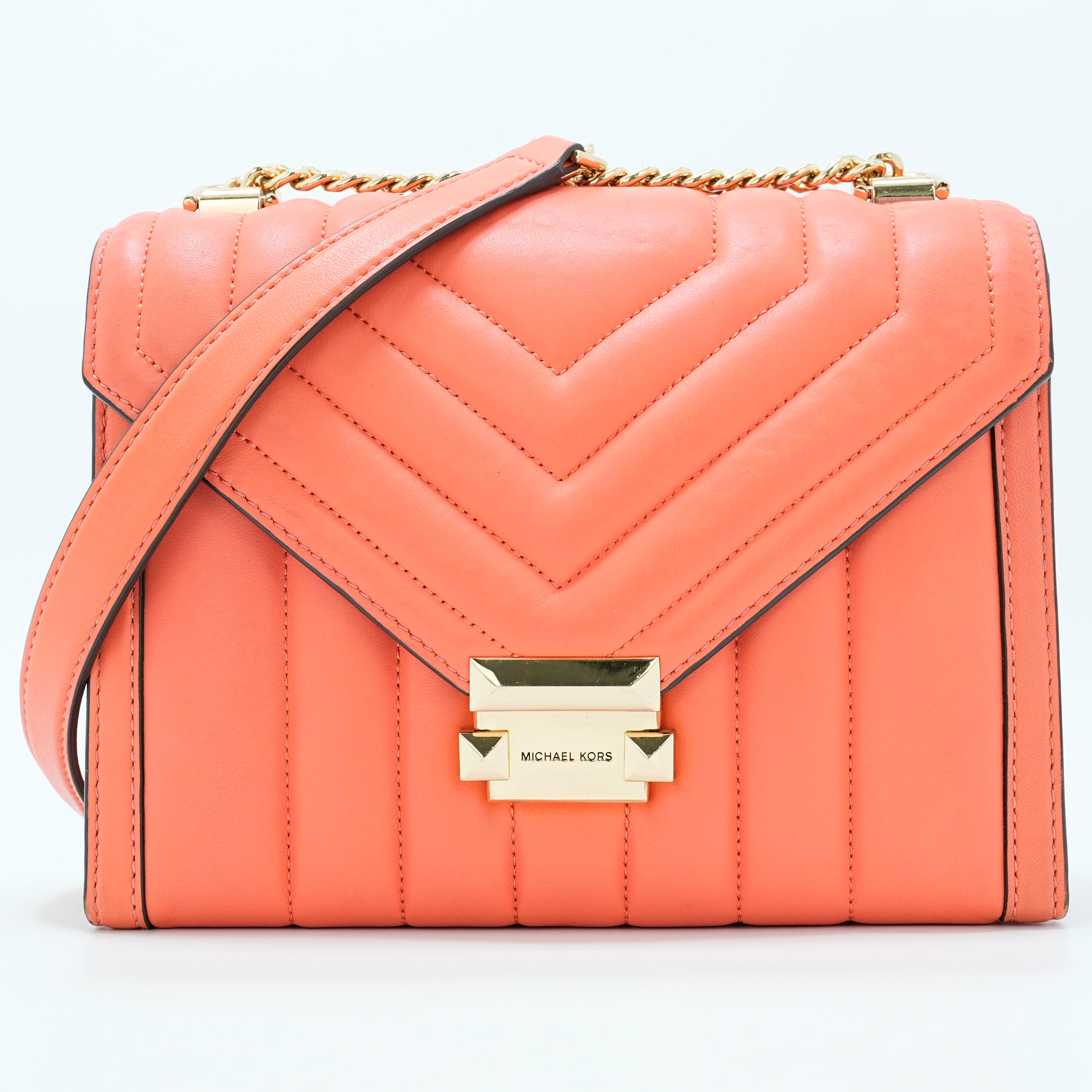 Michael Kors Whitney Large Quilted Leather Convertible Shoulder Bag