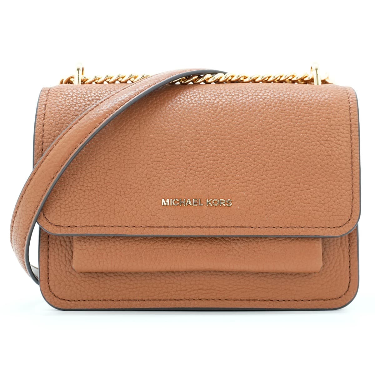 Michael Kors Claire Small Pebbled Leather Convertible Shoulder Bag