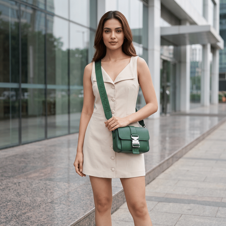 Michael Kors Hudson Pebbled Leather Crossbody Bag-Hover-Image