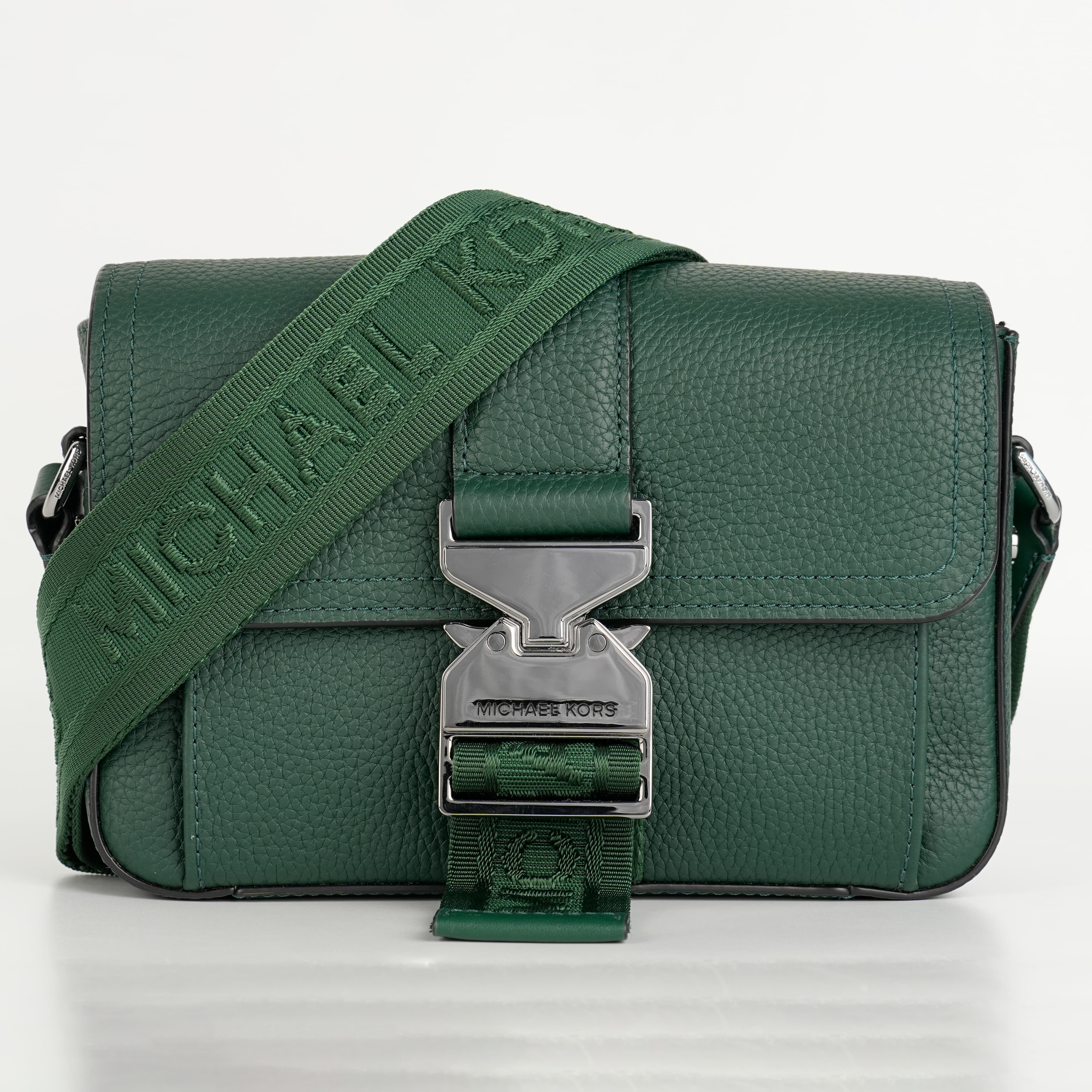 Michael Kors Hudson Pebbled Leather Crossbody Bag