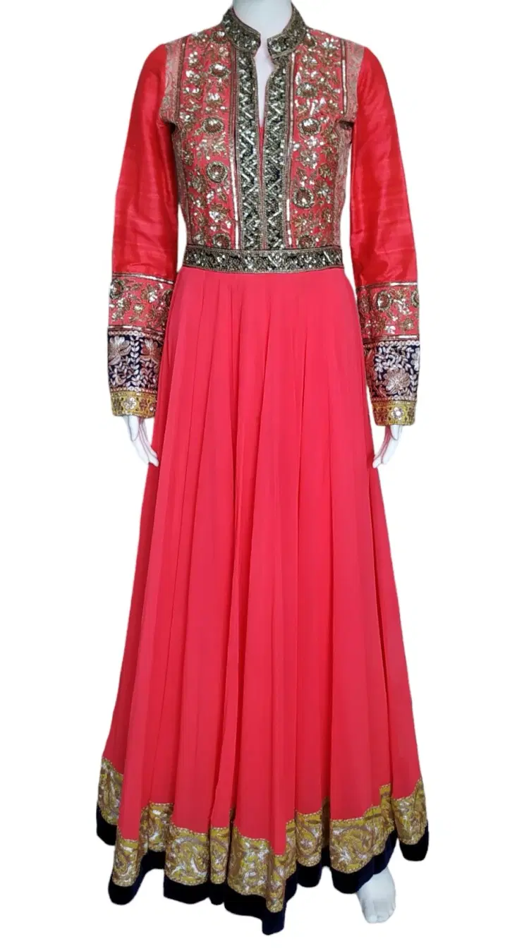 Manish Malhotra Embroidered Anarkali Dress-Hover-Image