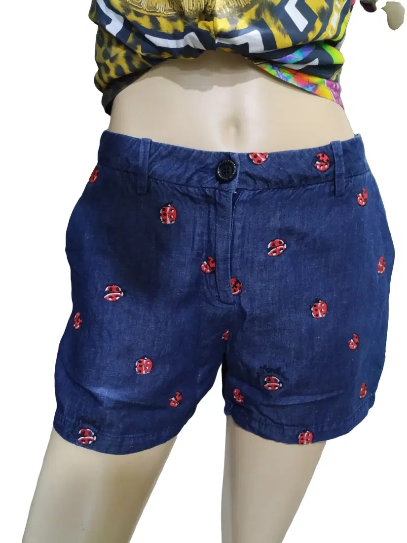 Moschino Denim Ladybug Shorts