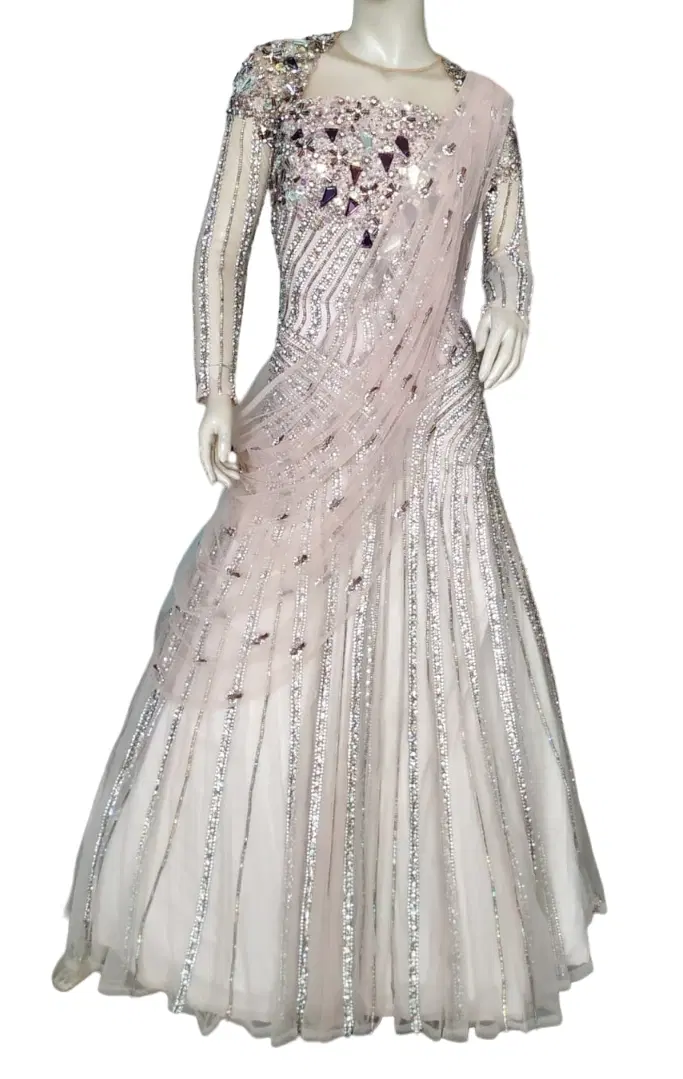 Monisha Jaising Crystal Gown