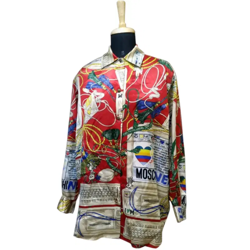 Moschino Vintage Computer Print Shirt
