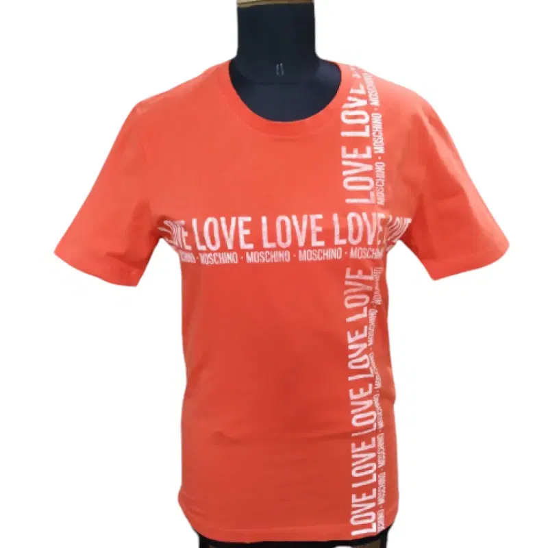 Love Moschino Orange Printed Shirt