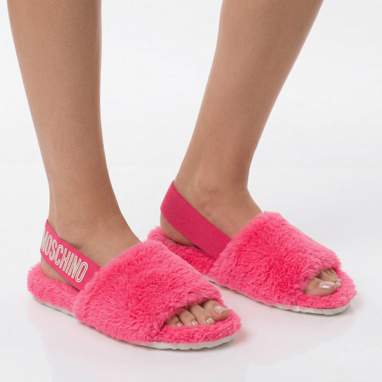 Size 39 - Love Moschino Fuchsia Women’s Sandals-Hover-Image