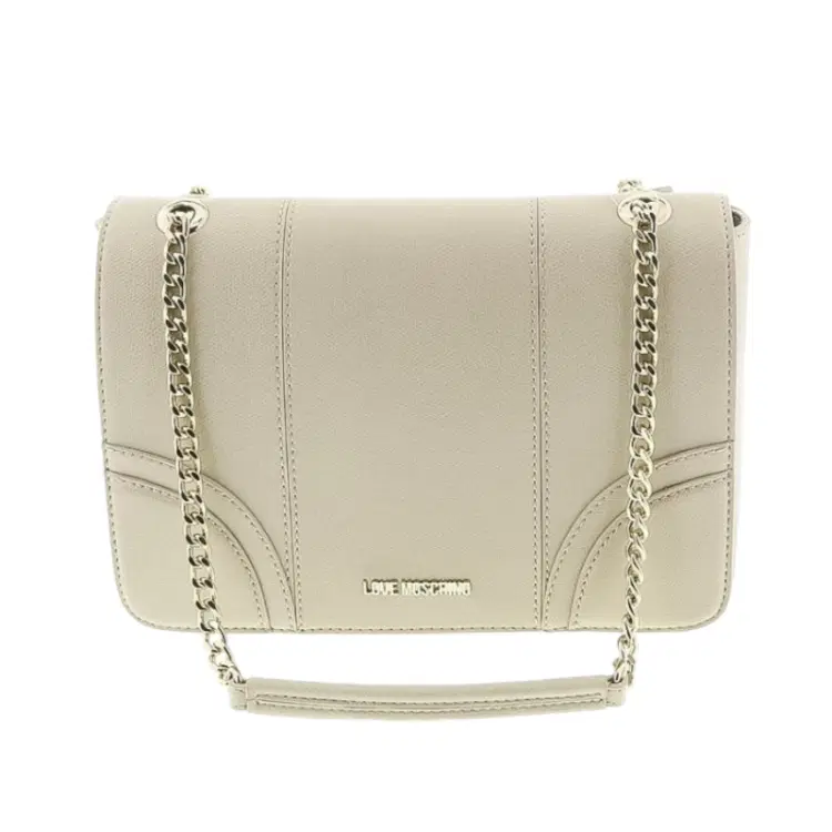 Love Moschino White Shoulder Handbag-Hover-Image
