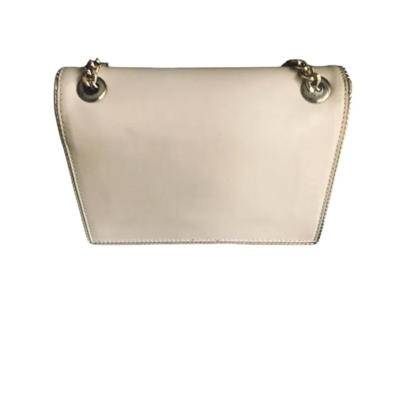 Love Moschino Willow Beige Foldover Crossbody Bag