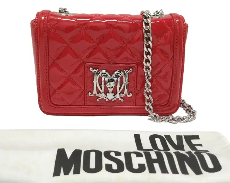 Love Moschino Quilted Red Crossbody Bag-Hover-Image
