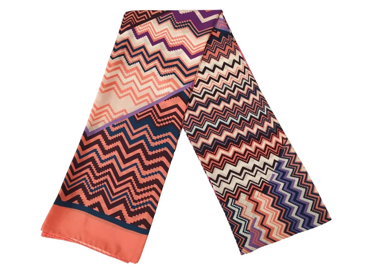 Missoni Zigzag Print Silk Scarf