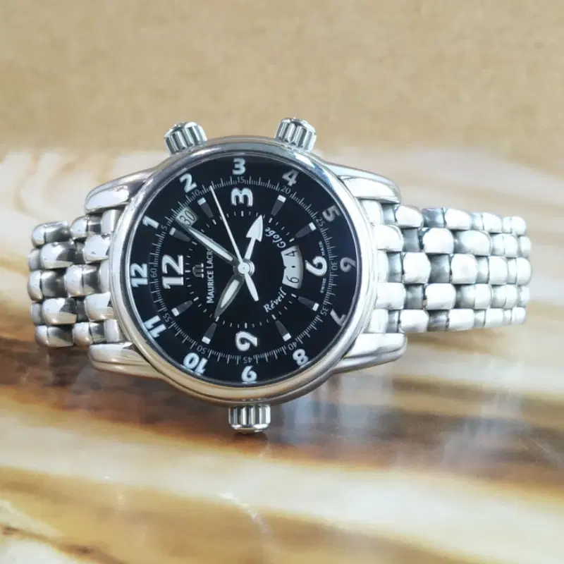 Maurice Lacroix R?veil Globe MP6388 stainless steel 43MM Automatic