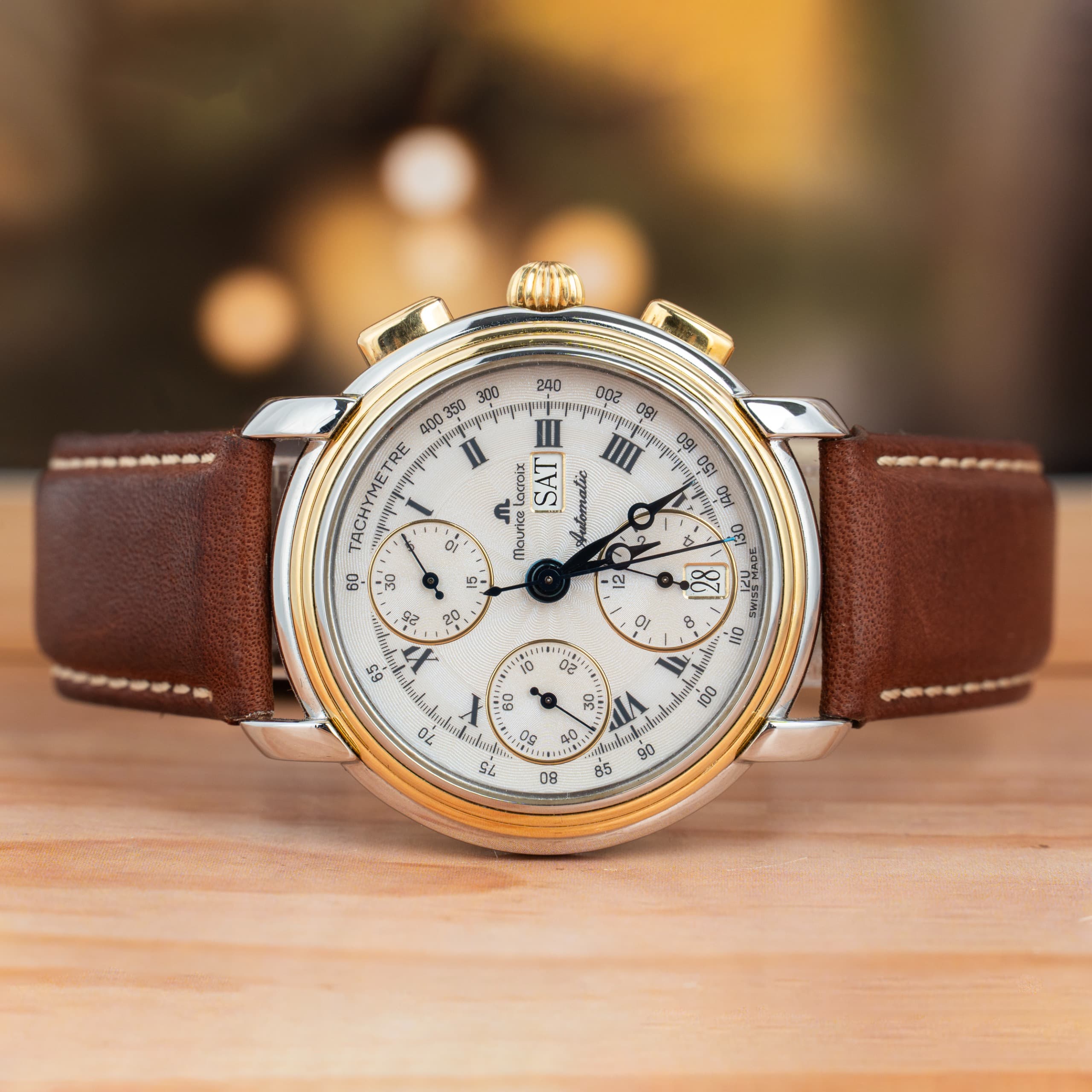 Maurice Lacroix Masterpiece Chronograph 38 MM Steel Automatic