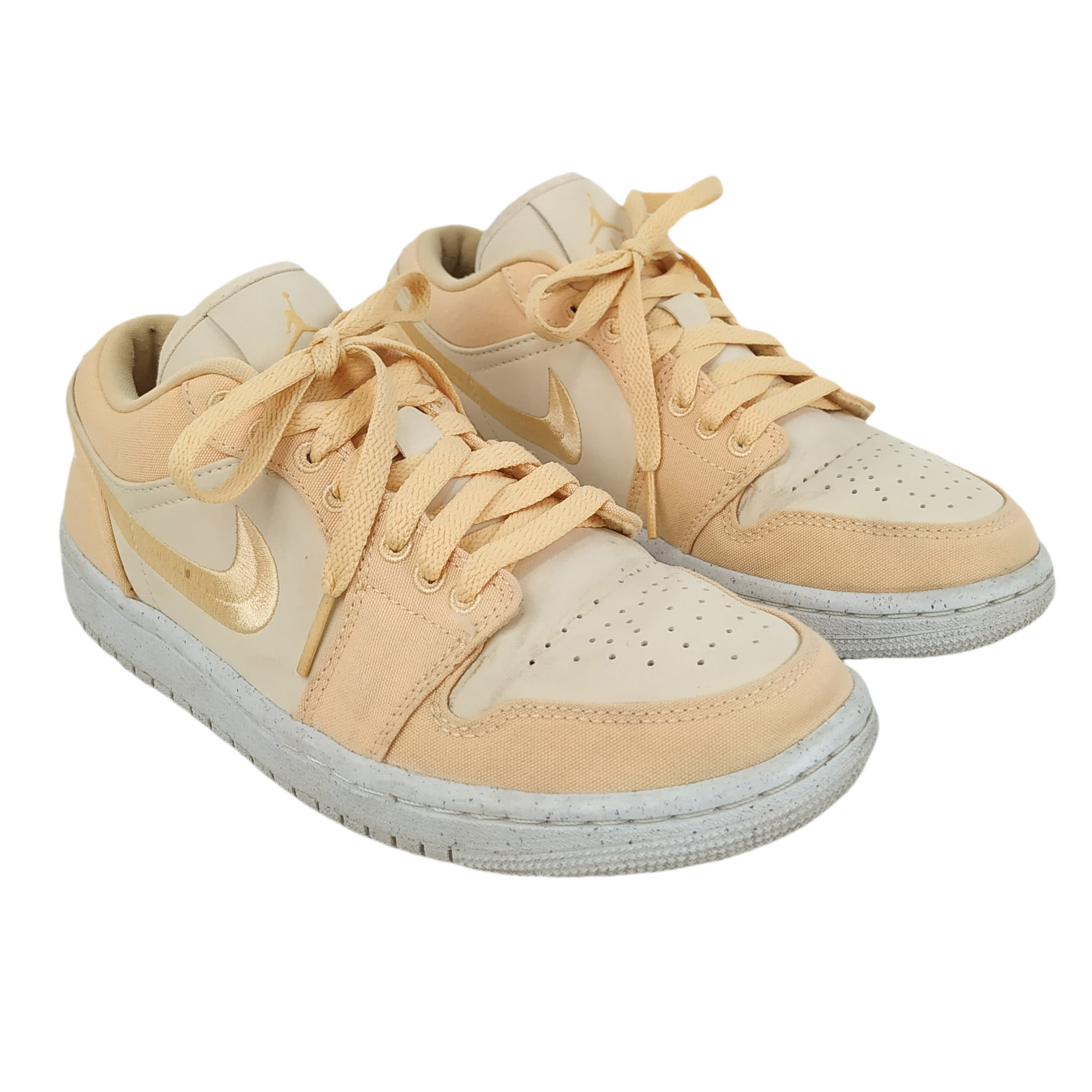  US 6.5 - Nike Jordan Womens Air 1 Low SE Celestial Gold/Muslin-Sail