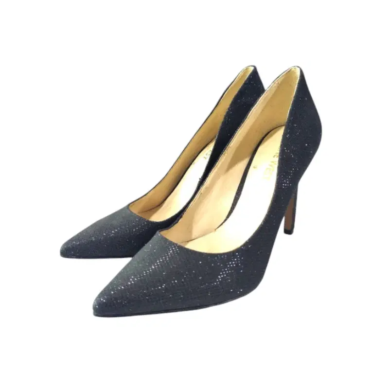 Nine West Flax Black Metallic Dress Pump