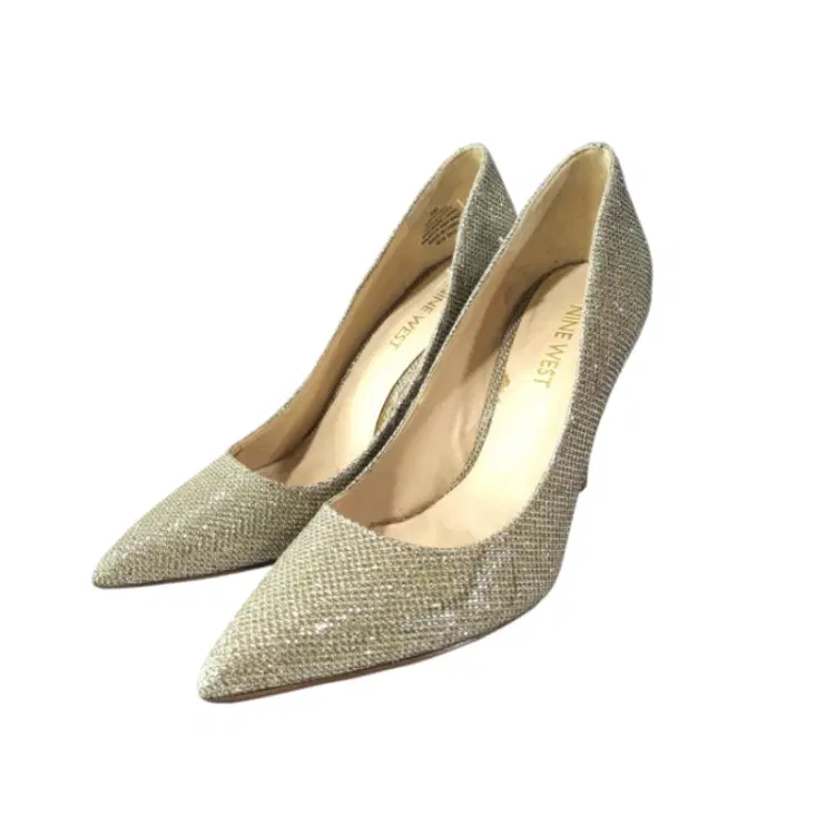 Nine West Flax Gold Metallic Dress Pump-Hover-Image
