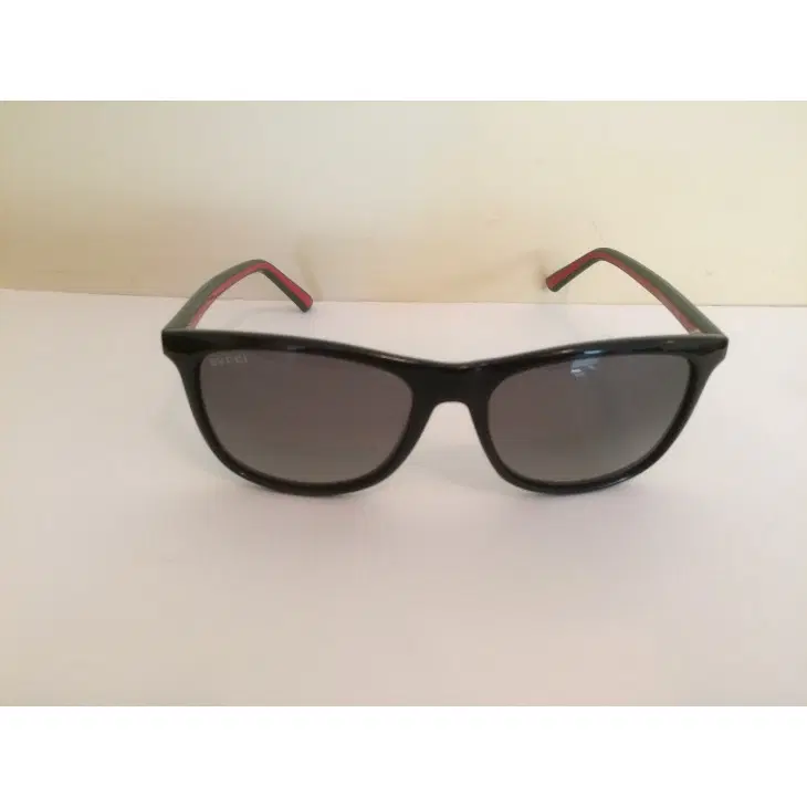 Gucci Black with Red Stem Sunglasses-Hover-Image