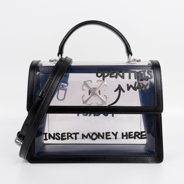 Off-White Jitney 2.8 Transparent Tote Bag-Hover-Image