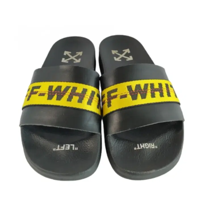 Off-White Industrial Logo Print Slides-Hover-Image