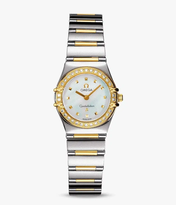 Omega Constellation My Choice Gold & Steel - Gold Central Bar MOP-Hover-Image
