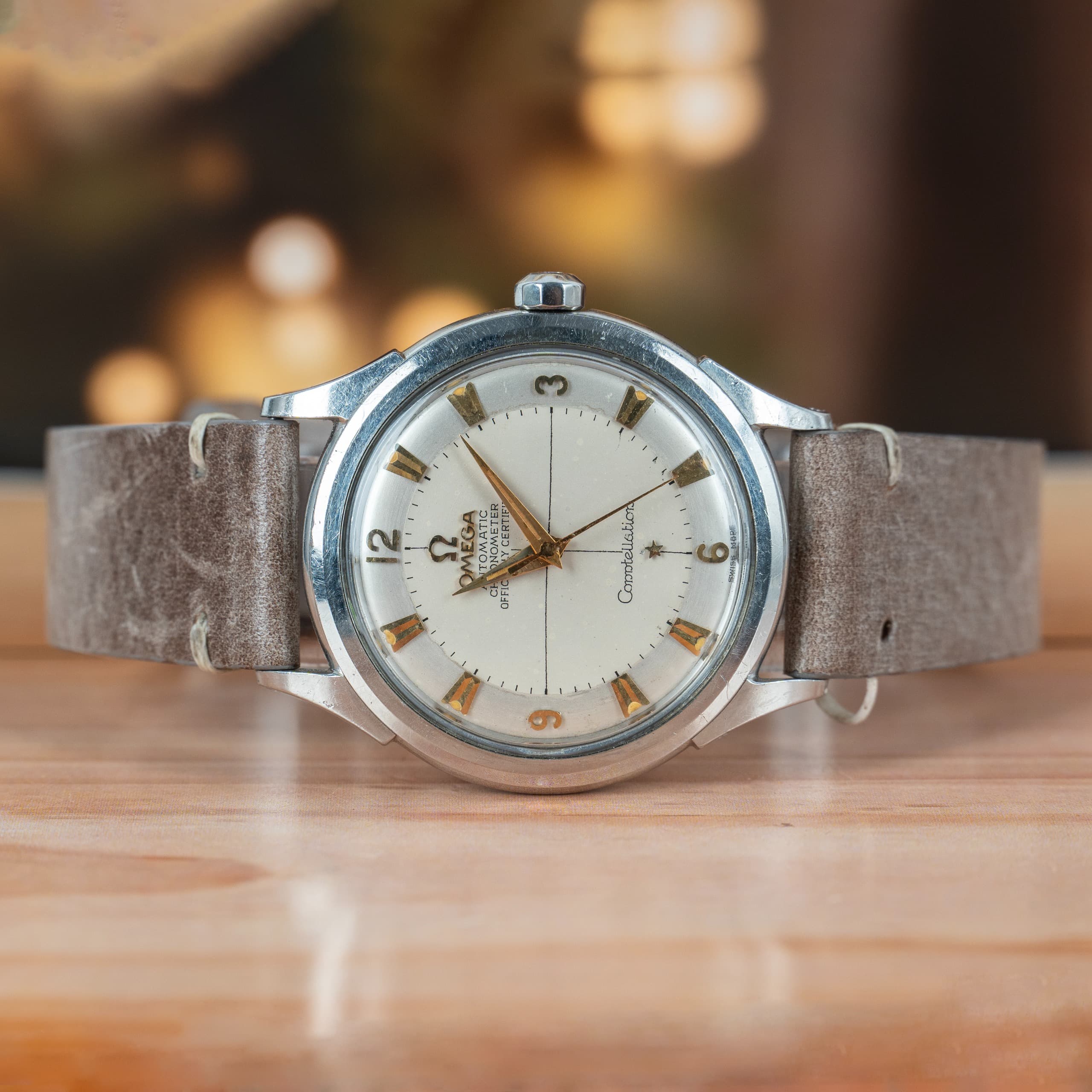 Omega Constellation Pie Pan Steel and Rose Gold Automatic