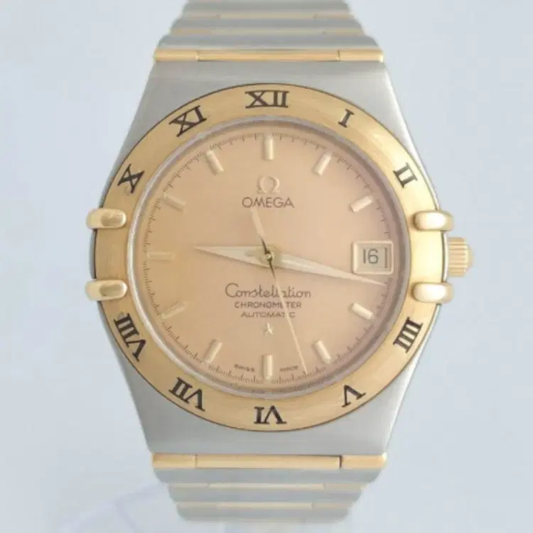 Omega Constellation 35.5MM Chronometer Steel Gold-Hover-Image