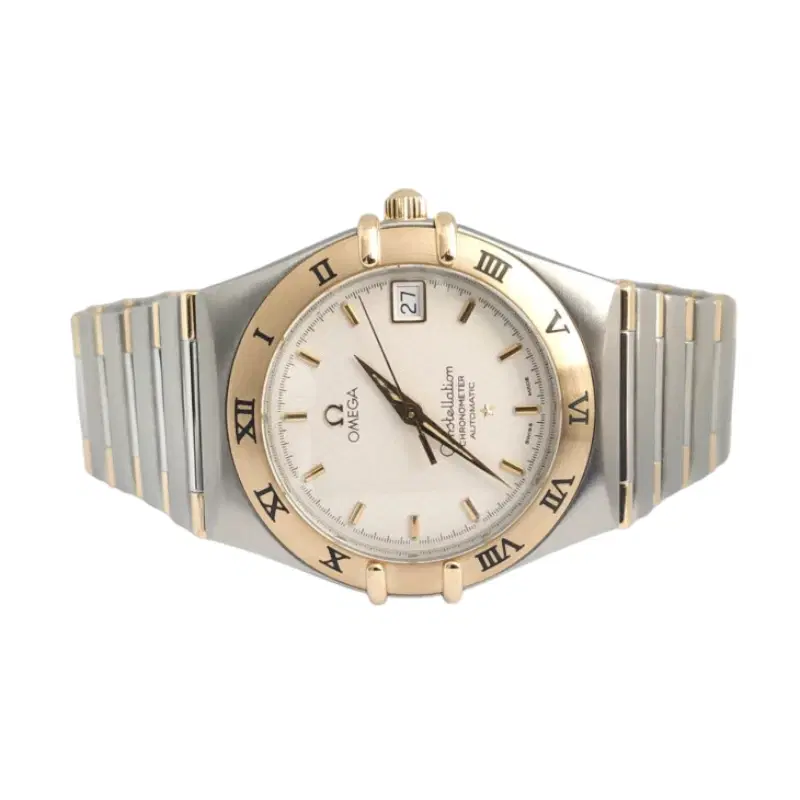 Omega Constellation Chronometer 35.5MM Steel & Gold Half Bar