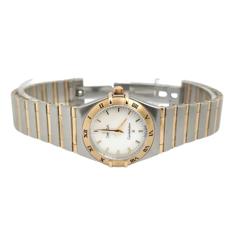 Omega Constellation 25MM MOP Gold Full Bar Quartz