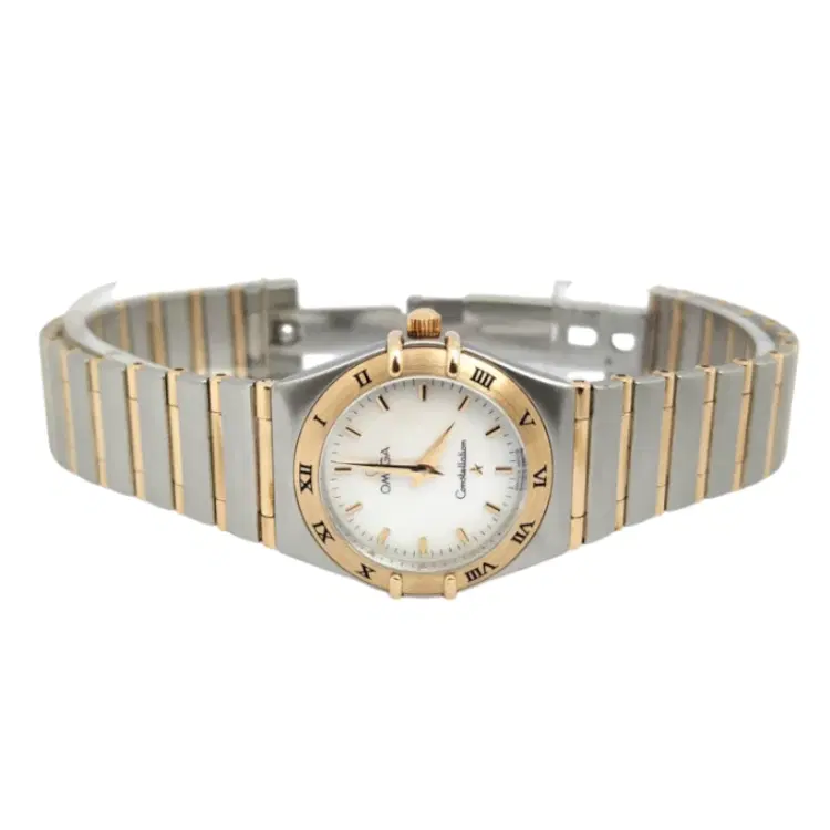 Omega Constellation 25MM MOP Gold Full Bar Quartz-Hover-Image