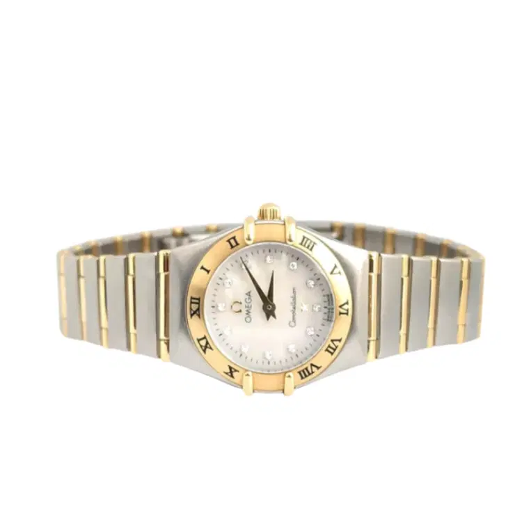 Omega Constellation 22.5MM MOP Diamond Dial Quartz-Hover-Image