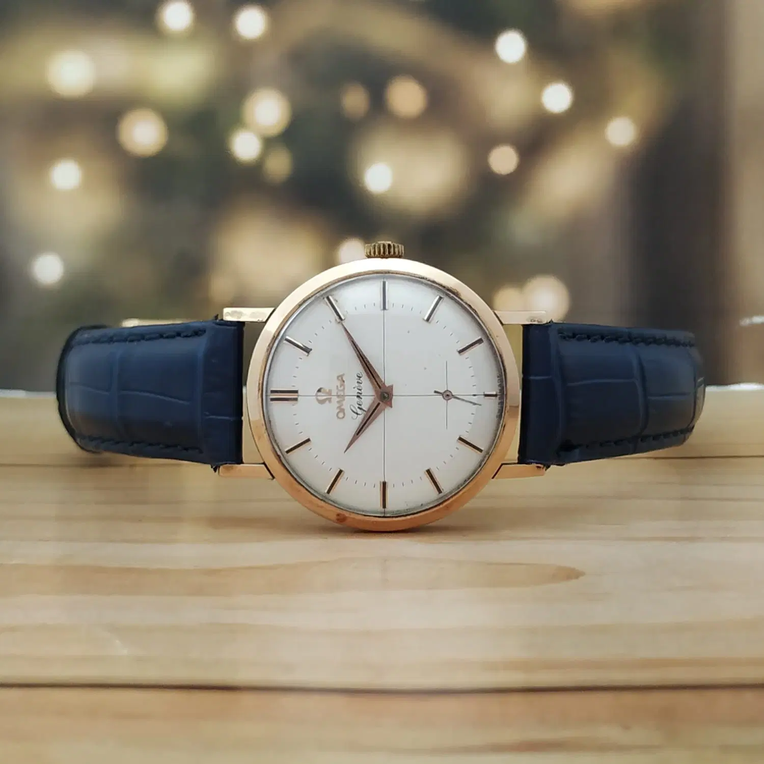 Omega Geneve 18k Rose Gold