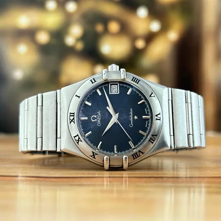 Omega Constellation 33.5MM Steel Blue Dial Watch-Hover-Image