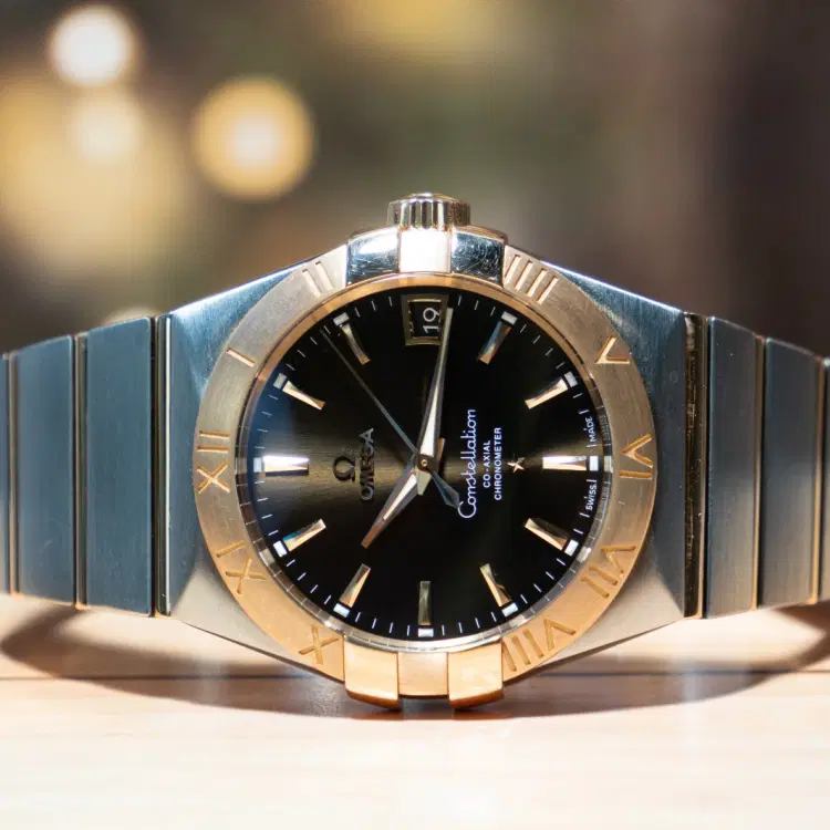 Omega Constellation 38 MM Co-Axial Chronometer Automatic Watch-Hover-Image