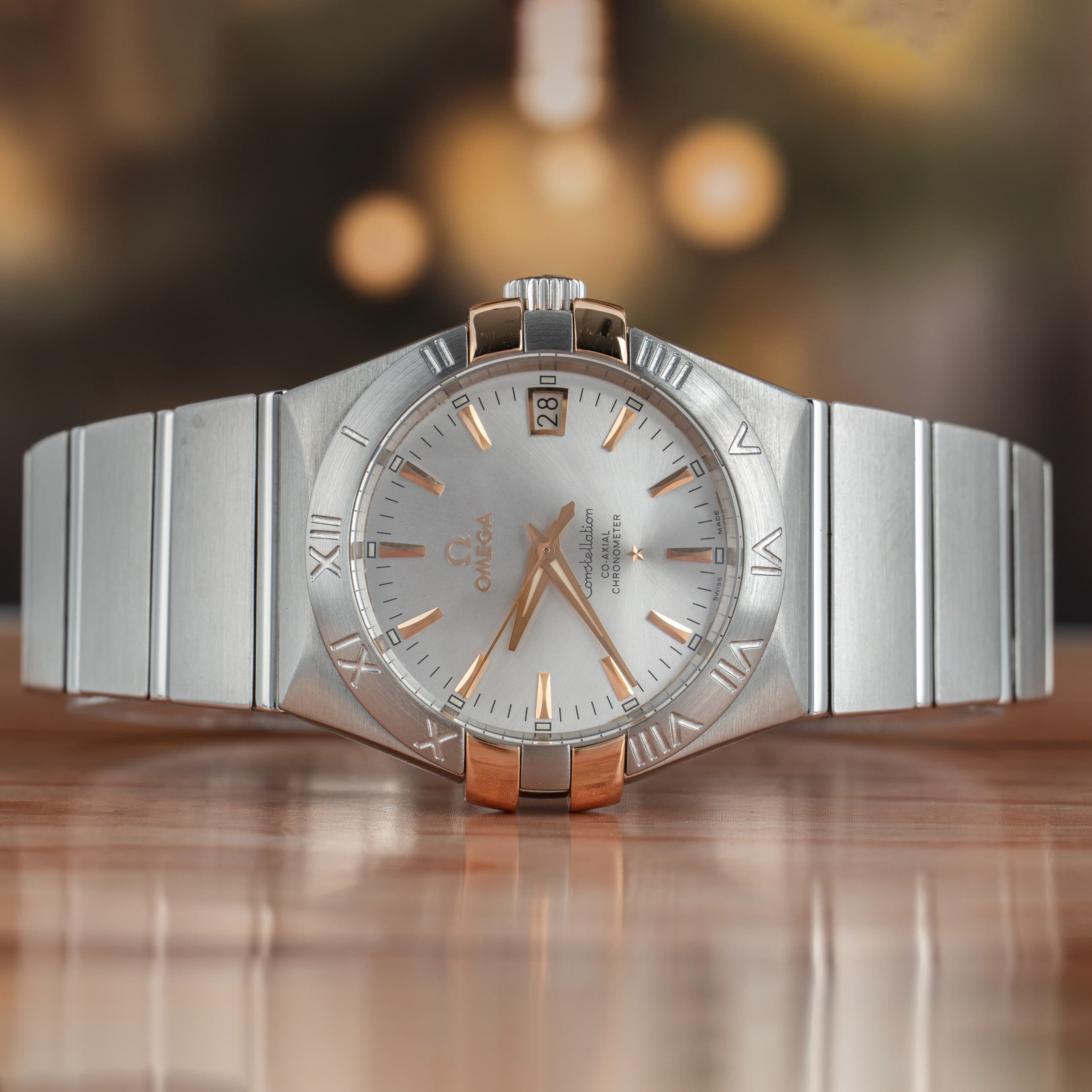 Omega Constellation Men 35 MM Steel and Yellow Gold Automatic