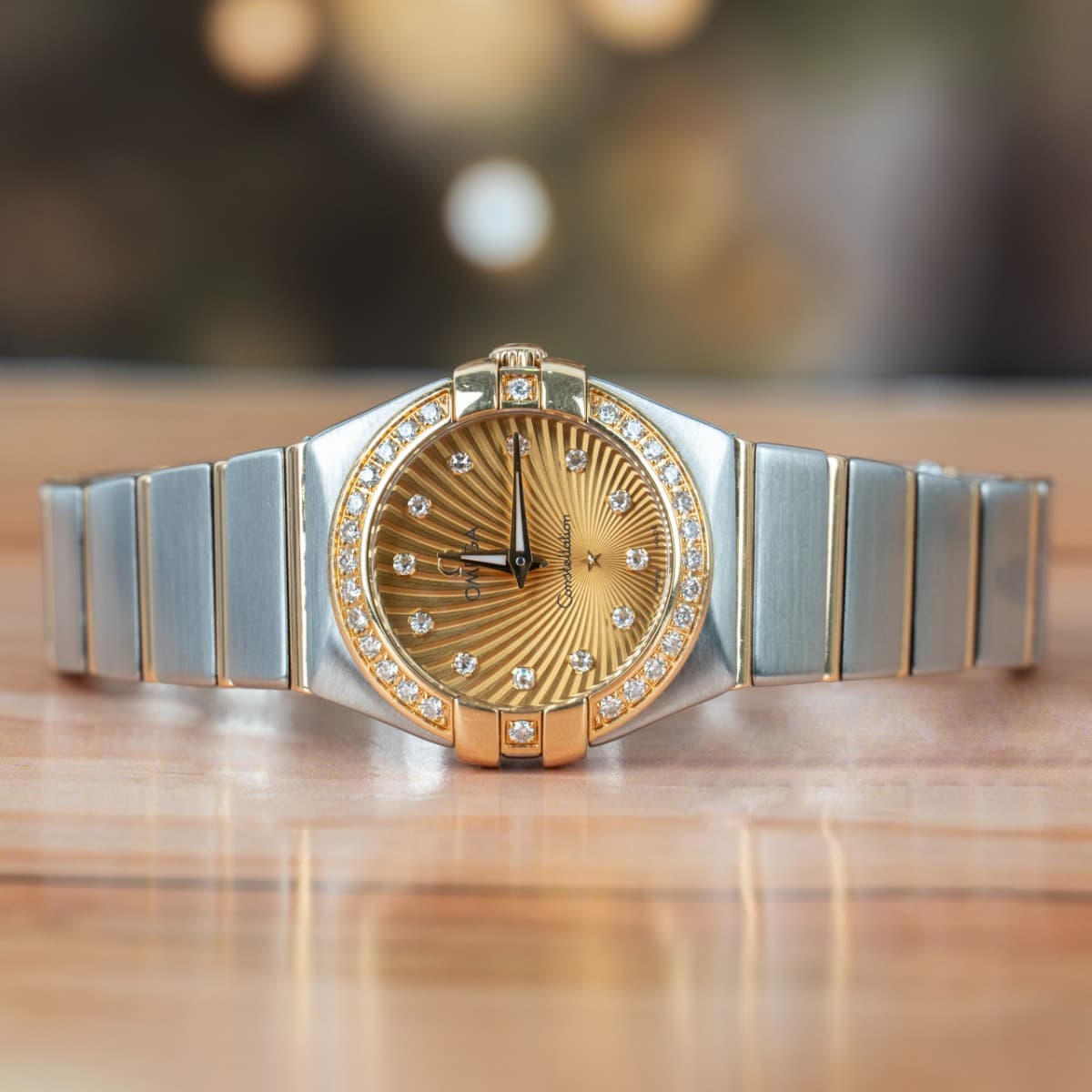 Omega Constellation 24 MM Steel and Yellow Gold Quartz