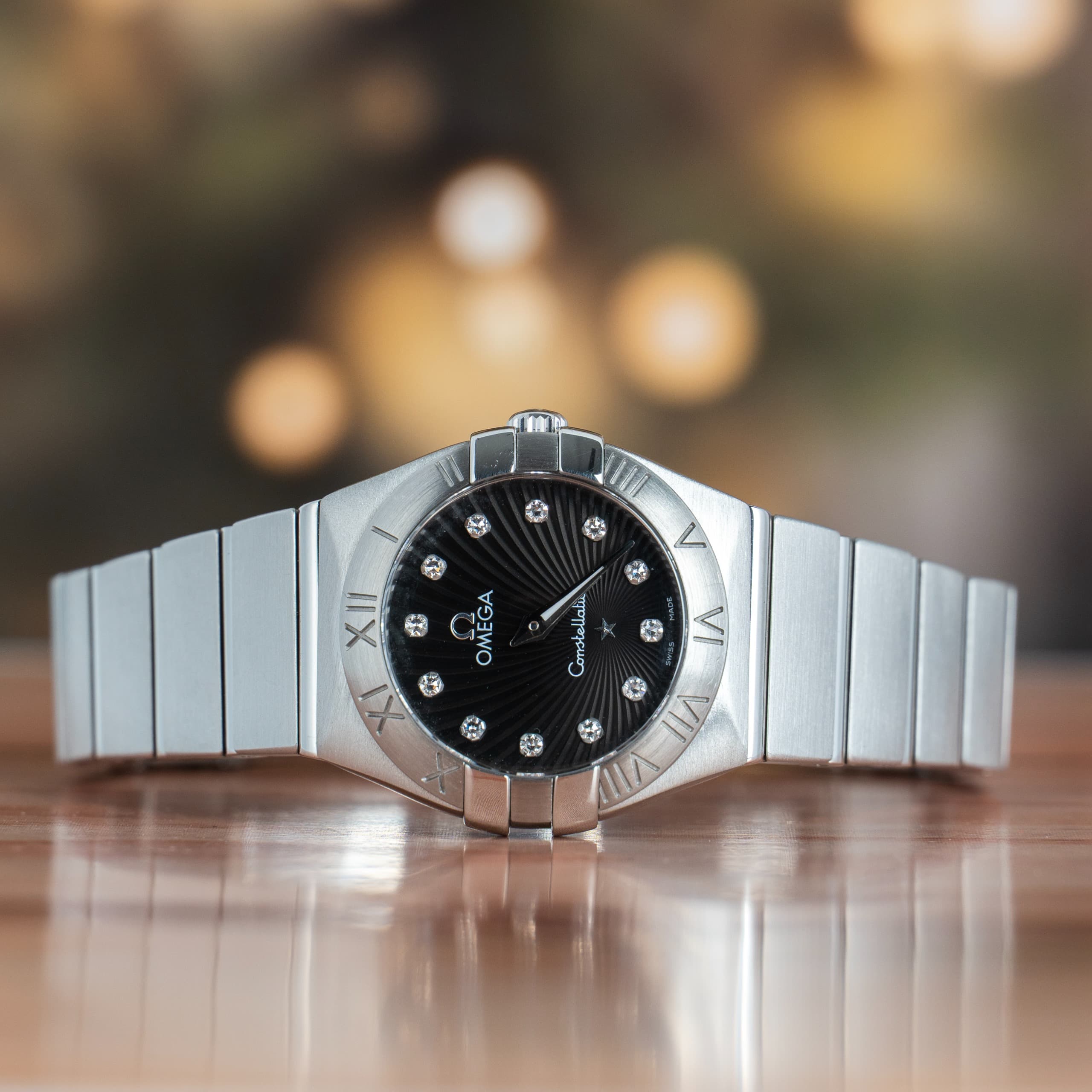 Omega Lady Constellation 24 MM Diamond Dial Quartz Watch