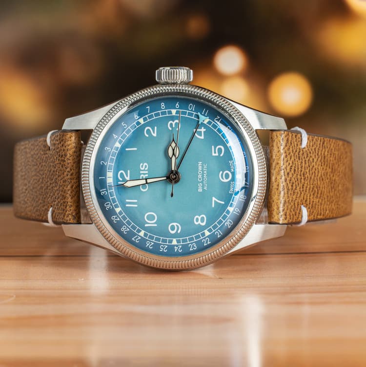 Oris Big Crown 38 MM Blue Dial Steel Automatic-Hover-Image