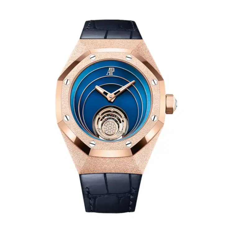 Audemars Piguet 26630OR.GG.D326CR.01 Royal Oak Concept Blue Dial Blue Alligator Strap-Hover-Image